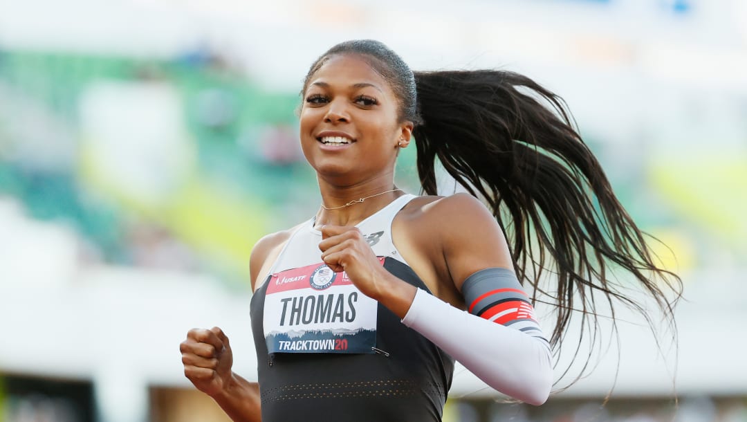 U S Olympic Track And Field Trials Day 7 Women S Shot Put And Steeplechase Trios Confirmed As Gabby Thomas Breaks 22s In The 0m