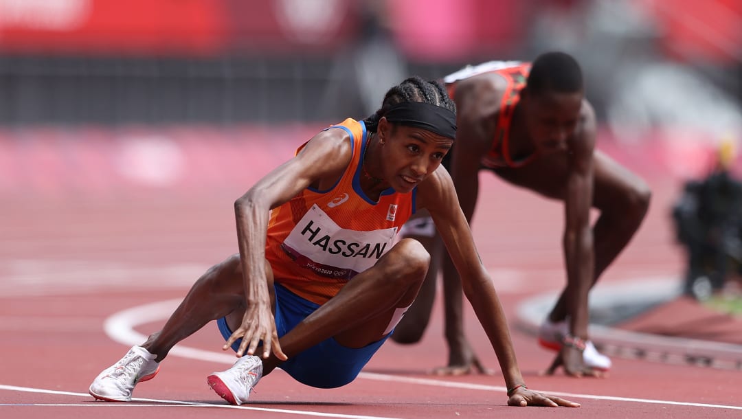 Sifan Hassan wins 5000m, first leg in Olympic distance treble bid