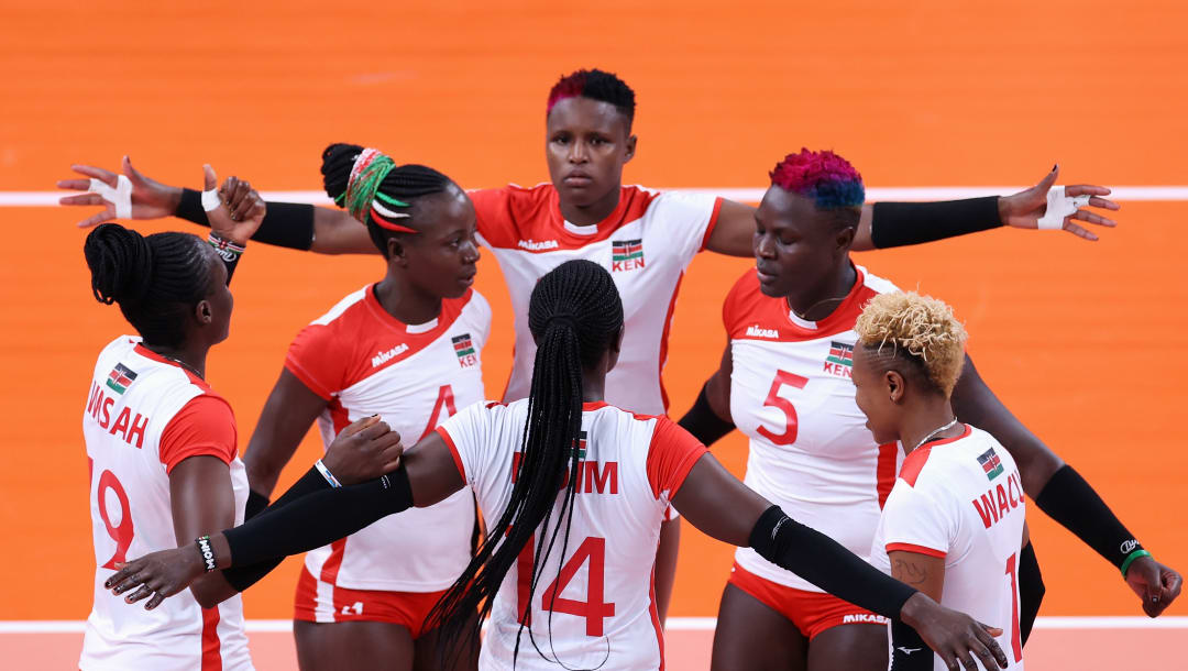 Kenyan Volleyball team (Source: Getty)