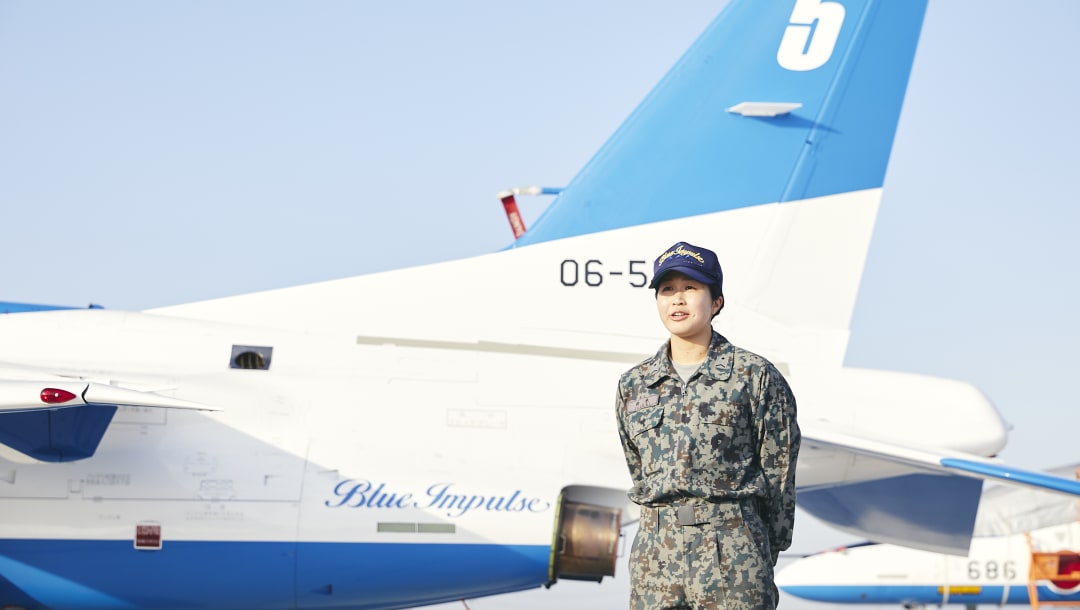 東北の空を彩った憧れのブルーインパルス 航空自衛隊整備員 鈴木里穂さんインタビュー