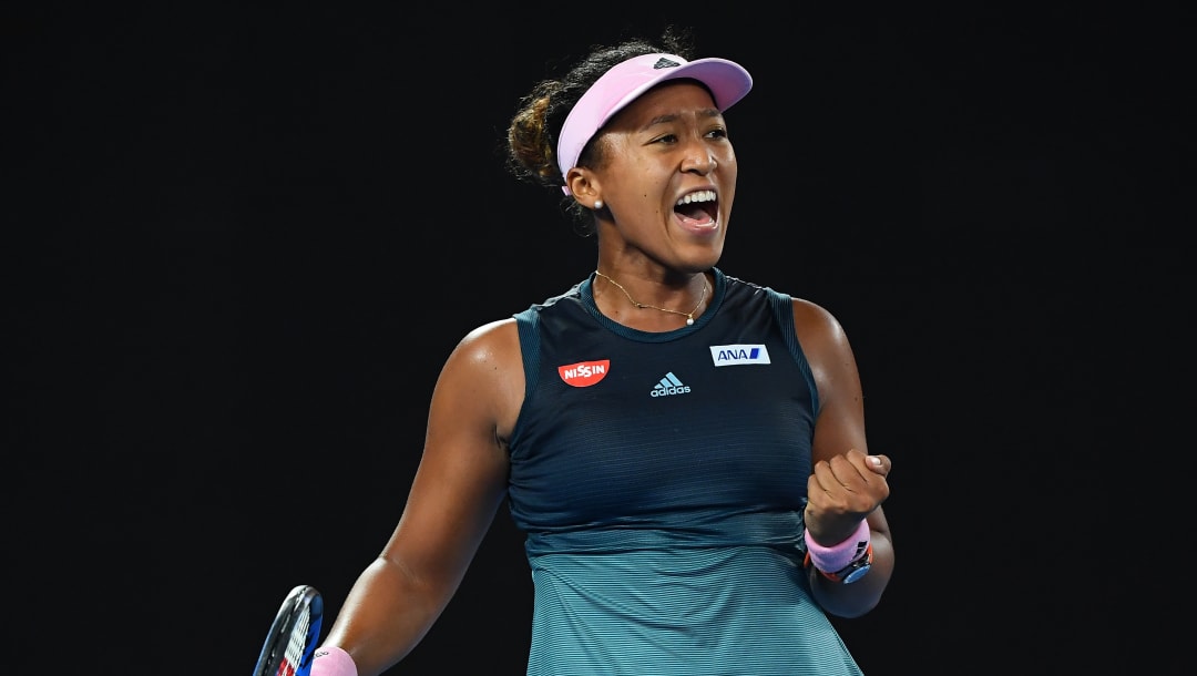 Naomi Osaka, de Japón, celebra su victoria en la semifinal del Abierto de Australia de 2019 (Imagen por Quinn Rooney/Getty Images)