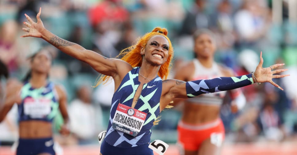 Sha Carri Richardson Wins Women S 100m At U S Olympic Trials Books Tokyo Spot