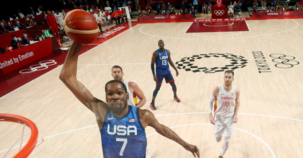 Kevin Durant Slams Usa Into Tokyo Semis