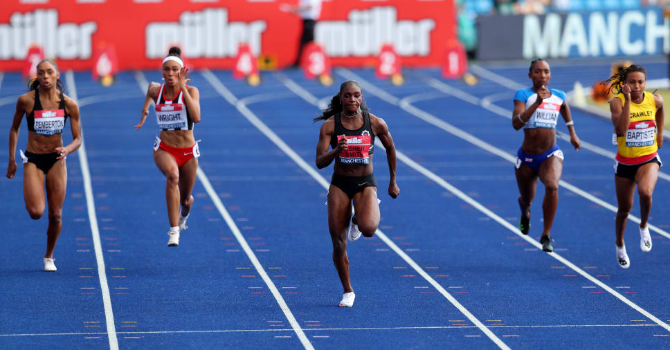 British Olympic Trials Dina Asher Smith Wins 100m In 10 97 Seconds