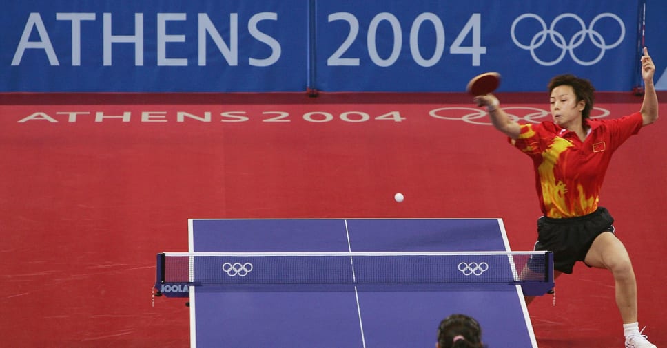 Grandes Momentos Olimpicos Final Tenis De Mesa Individual Femenina De Atenas 2004