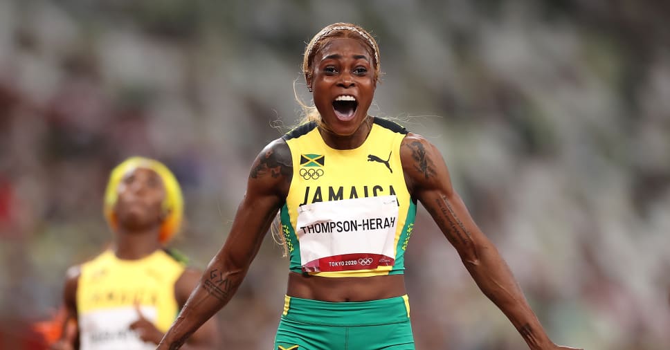 Elaine Thompson-Herah wins back-to-back Olympic 100m gold in Jamaican clean  sweep