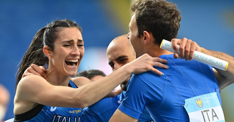 Italy Take The Spoils In World Athletics Relays 4x400m Mixed Relay Final