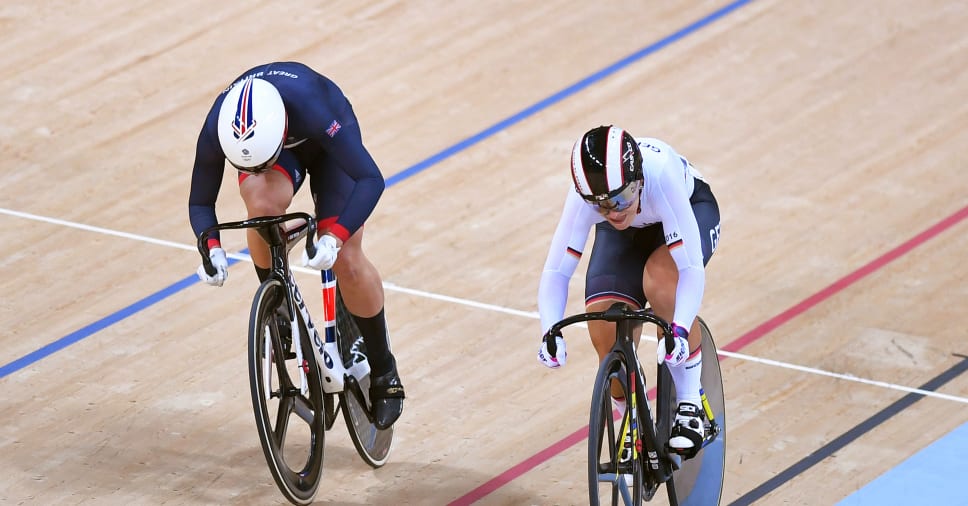 Great Olympic Moments Rio 2016 Women S Cycling Track Sprint Final