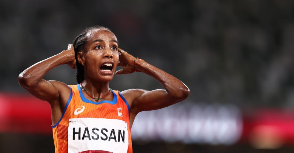Sifan Hassan wins 5000m, first leg in Olympic distance treble bid