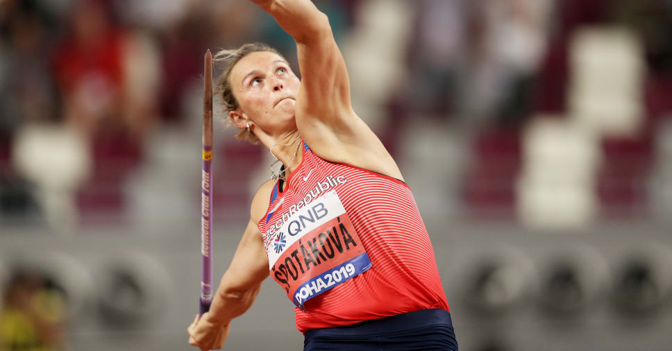 czech athlete decathlon world record holder