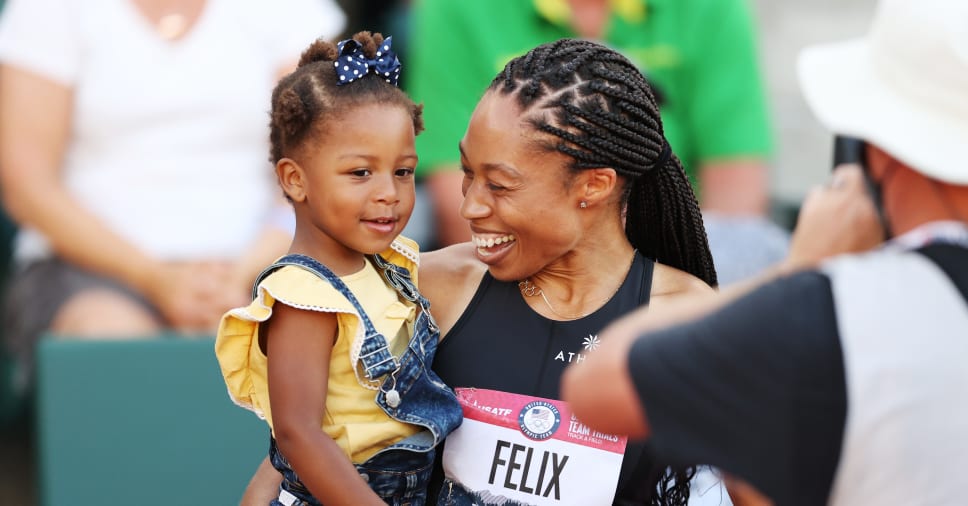 Allyson Felix Partners With Athleta to Launch 0,000 Childcare Grant for Moms Competing at Tokyo Olympics