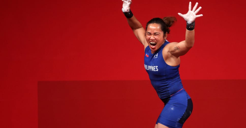 Weightlifter Hidilyn Diaz wins first ever Olympic gold for Philippines