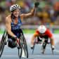 RIO DE JANEIRO, BRAZIL - SEPTEMBER 11:  Tatyana McFadden of the United States wins the women's 400 meter T54 final at Olympic Stadium during day 4 of the Rio 2016 Paralympic Games on September 11, 2016 in Rio de Janeiro, Brazil.  (Photo by Matthew Stockman/Getty Images)