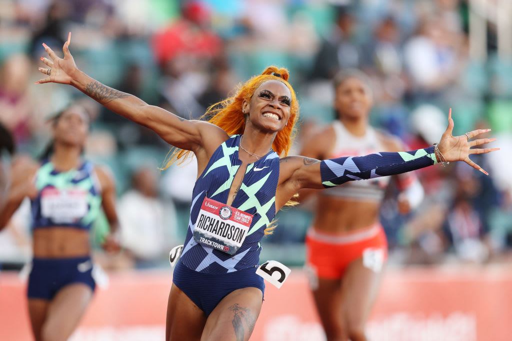 Sha Carri Richardson Wins Women S 100m At U S Olympic Trials Books Tokyo Spot