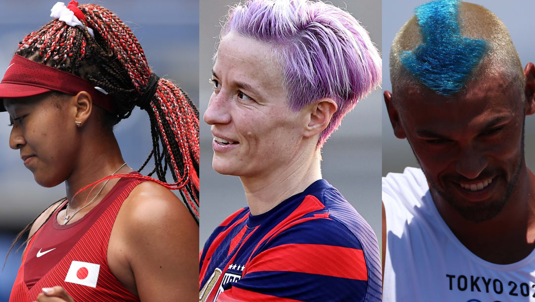 Tokyo 2020 - Striking hairdos sported by Olympic athletes.