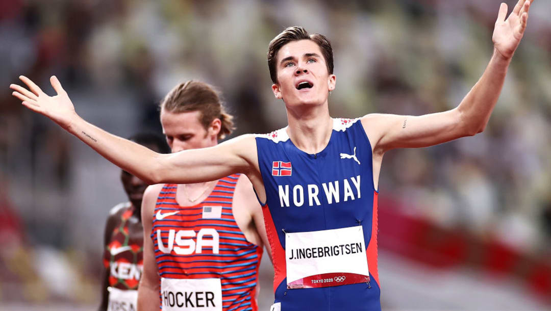 Jakob Ingebrigtsen Champion Olympique Du 1 500 M A 20 Ans [ 610 x 1080 Pixel ]