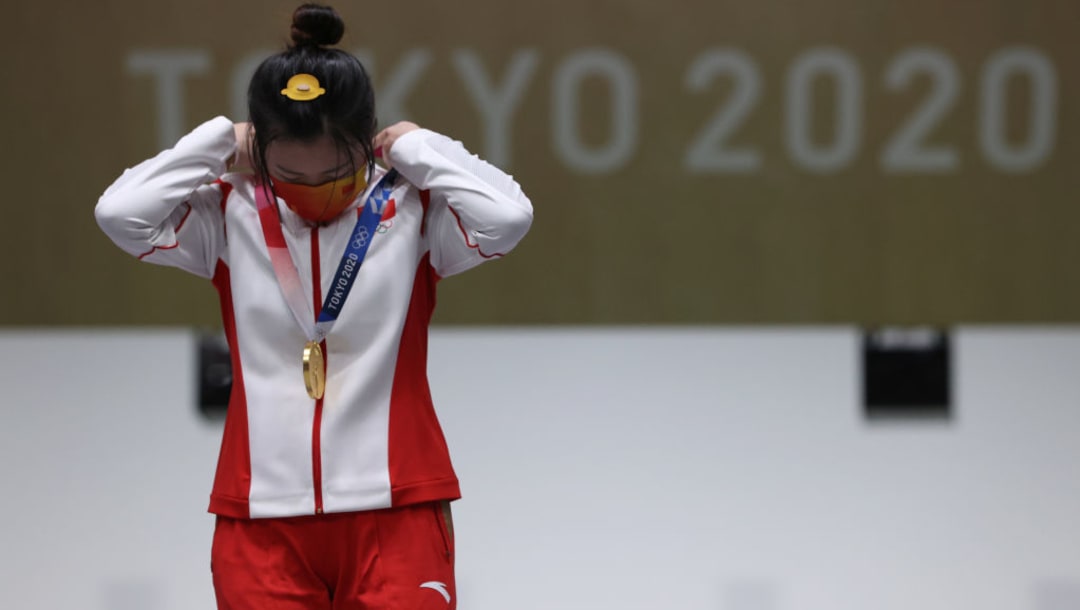 Why did YANG Qian, the first gold medallist at the Tokyo ...