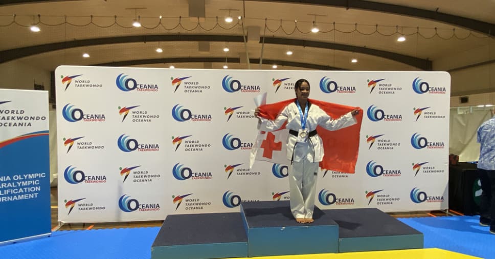 Malia Paseka won gold in the 67kg at Olympic Qualifier tournament securing Tonga’s second qualification spot in Tokyo