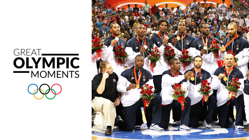 Great Olympic Moments Beijing 08 Men S Basketball Final